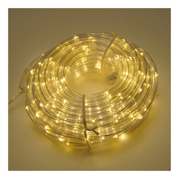 Нить св/д Мини Дюралайт св/д 260LED/м 2700К 230В IP20 теплый белый 15м CL587 FERON