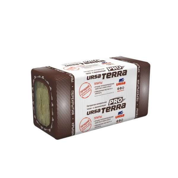 Утеплитель минеральный 20 кг/м3 50*600*1200 TERRA 34 PN PRO (24 плиты,17,28м2, 0,864 м3) УРСА Дефект