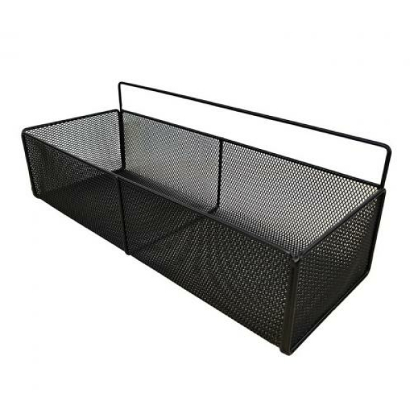 Полка 1-ярусная прямая 40*15,5*15,5см черный CY-0130 BAIZHENG