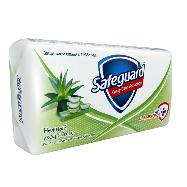 Мыло туалетное Safeguard Алоэ 90гр