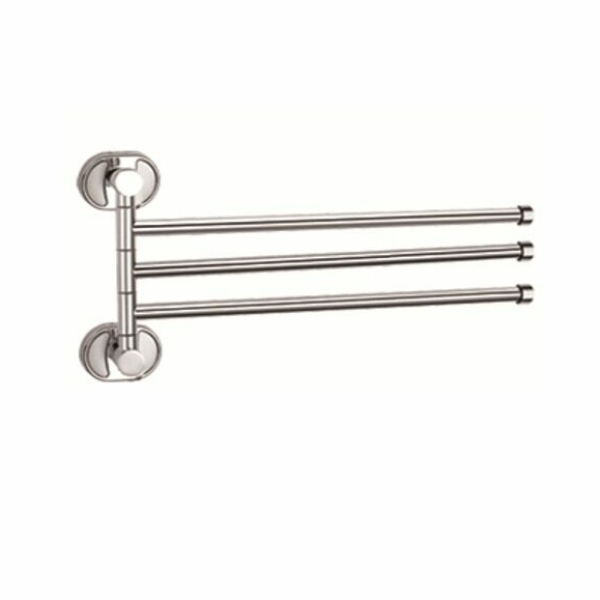 Полотенцедержатель поворотный 3 рога сталь BZ-KD262 BAIZHENG