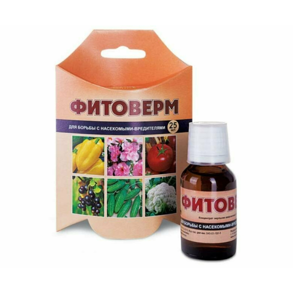 Биопрепарат от вредителей 25мл Фитоверм