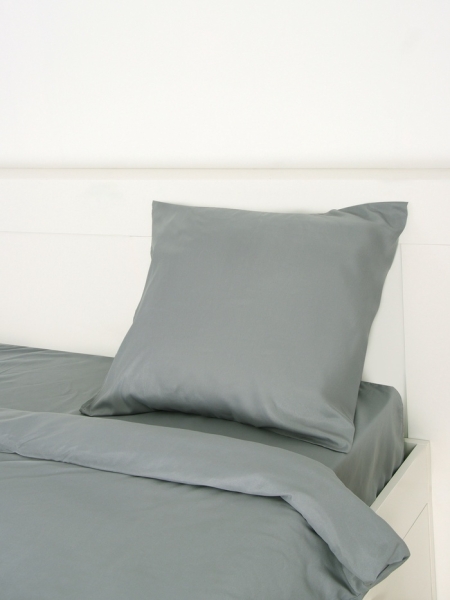 Комплект постельного белья 1,5сп полисатин серый Монро