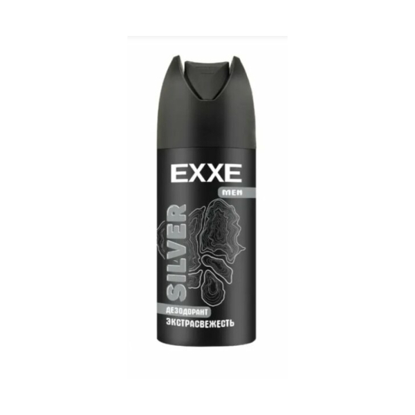 Дезодорант спрей 150мл SILVER Экстрасвежесть EXXE Men