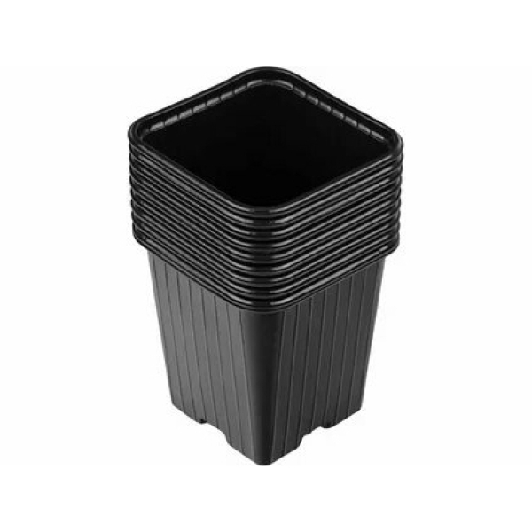 Горшочек для рассады 90*90*95мм полистирол 10шт Россия