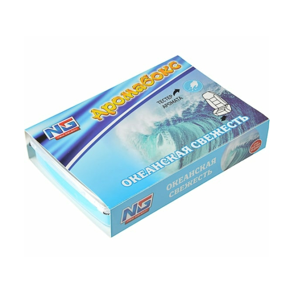 Ароматизатор под сиденье гелевый 200г Аромабокс океанская свежесть Дизайн GC