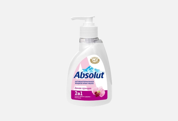 Мыло жидкое Absolut 2в1 Дикая орхидея 250мл