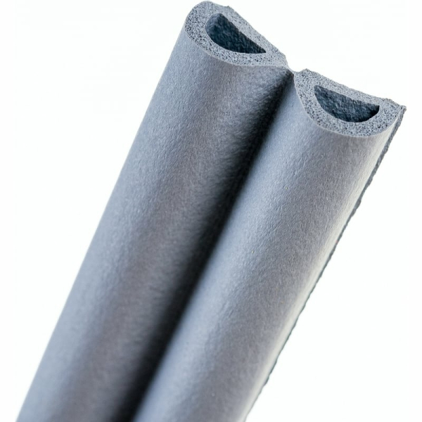 Уплотнитель D-50м 9*7,4мм серый Sila