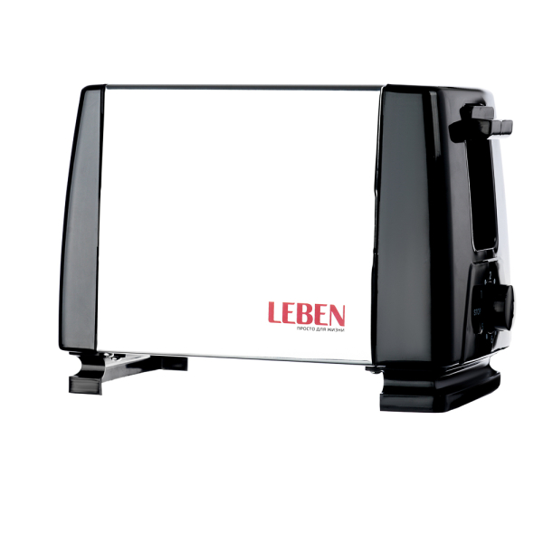 LEBEN Тостер 750Вт, 2 отдела, 6 степеней поджарки, арт.HJT-016S