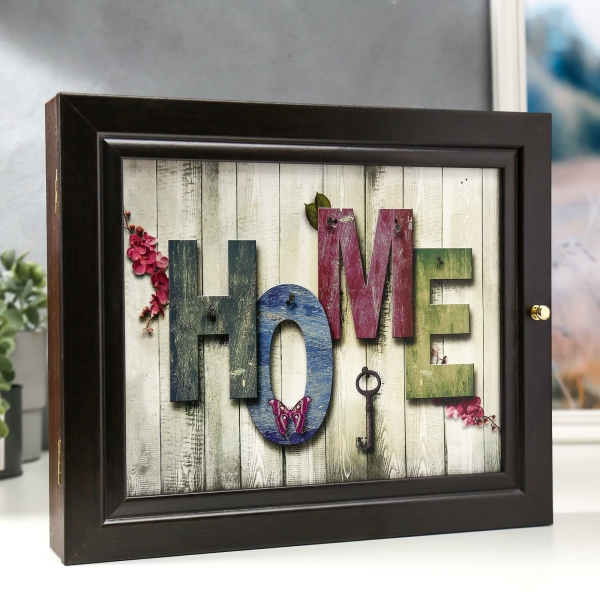 Ключница "Home" венге 26*31см