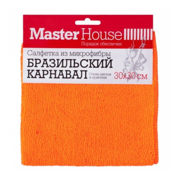 Салфетка микрофибра 1шт 30*30см Бразильский карнавал Master House