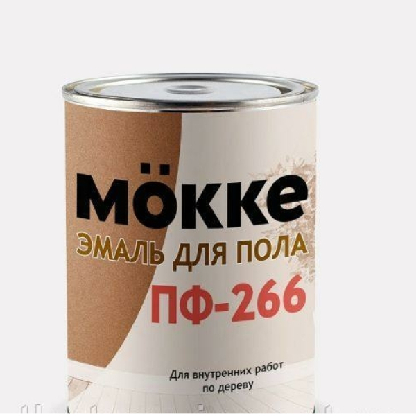 Эмаль ПФ-266 для пола желто-коричневая глянцевая 2,7кг Мокке