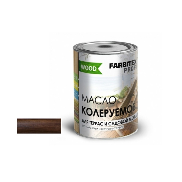 Масло колер для террас и мебели палисандр 3,0л Farbitex Профи Good for wood