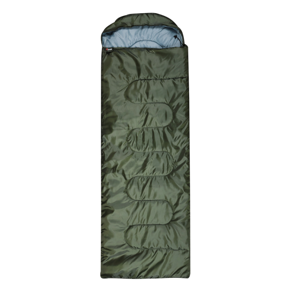 РУССО ТУРИСТО Спальник с капюшоном Экстрим, 210х75см, полиэстер 170T, 1300гр., 350г/м2, -10С