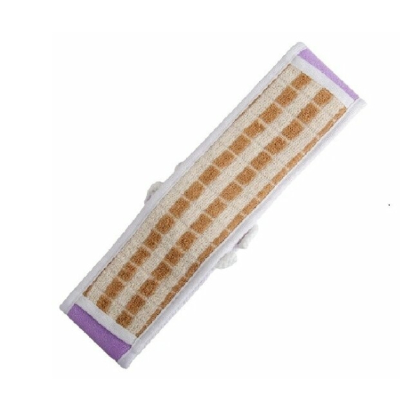 Мочалка для бани и сауны длинная 70 см Шашки цвет микс