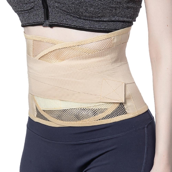 SILAPRO Пояс для спины поддерживающий, 4 пластины, 19см, ПЭ 63%, SBR 33%, ПВХ 4% (M L XL)