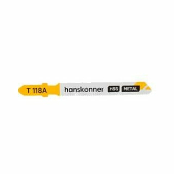 Полотно для электролобзика по металлу тонкий прямой рез 2шт Hanskonner