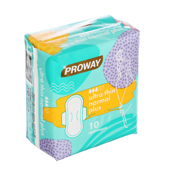 PROWAYПрокладкигигиеническиеУльтратонкиеNORMALPLUS,10шт