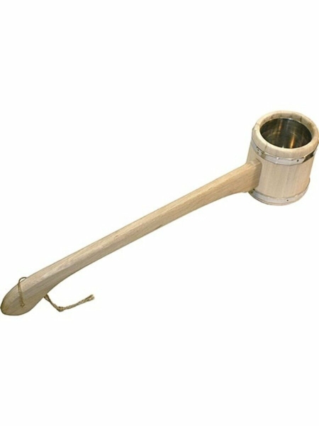 Ковш-черпак 0,5л бондарный с длинной ручкой липа Емеля