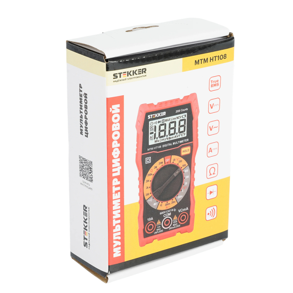 Мультиметр цифровой MTM HT108 STEKKER