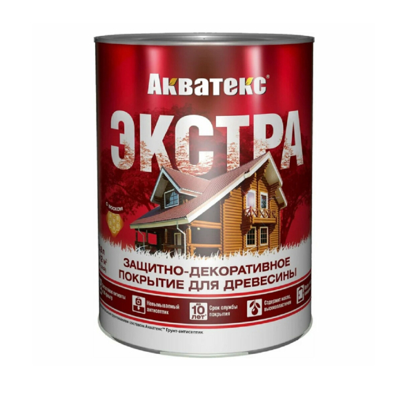 Пропитка для дерева палисандр 0,8л Акватекс Экстра