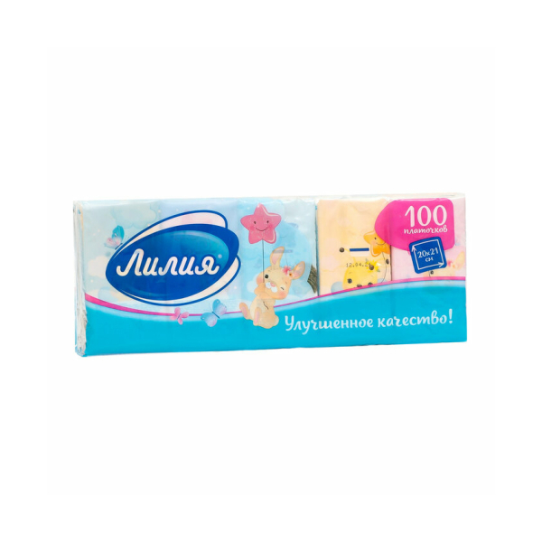 Носовые платочки Лилия 10 шт