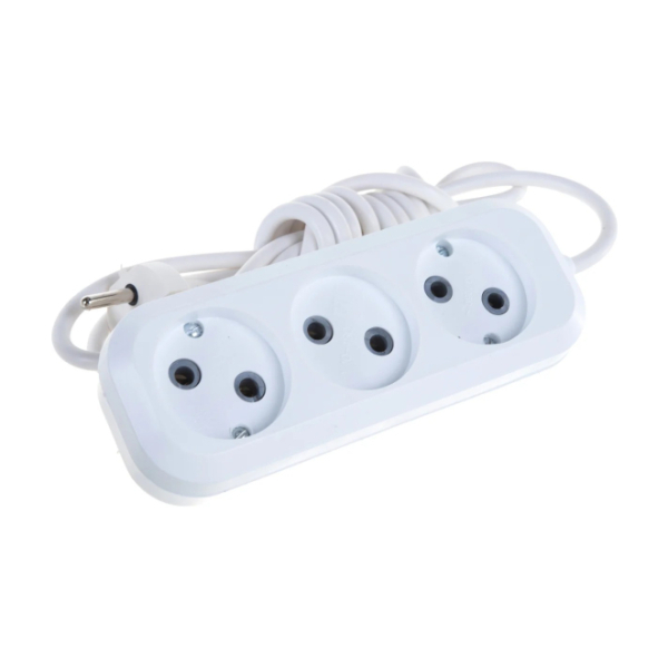 Удлинитель  3гн  5м 10А  ПВС 2*1,  E1М 860460 SALE