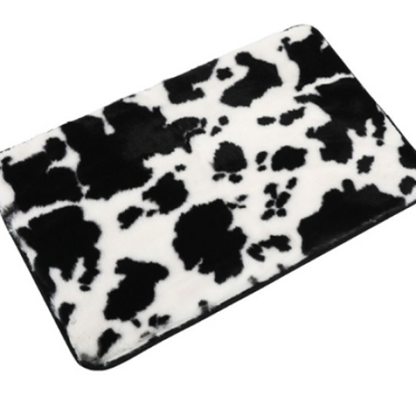 Коврик интерьерный BAIZHENG "Белик" 100х150см черно-белый N