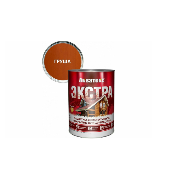 Защитное текстурное покрытие "Акватекс-Экстра" древесины Груша 0,8л