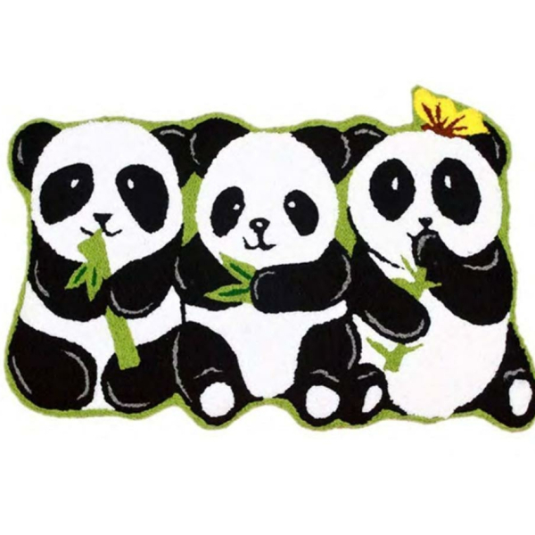 Коврик BAIZHENG "Марафет" Три Панды 60*90см