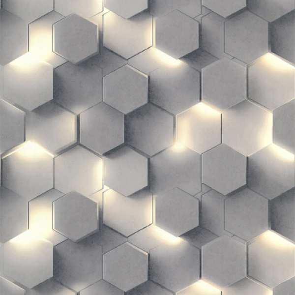 Обои 70669-41 Гексагон 1,06*10м Аспект