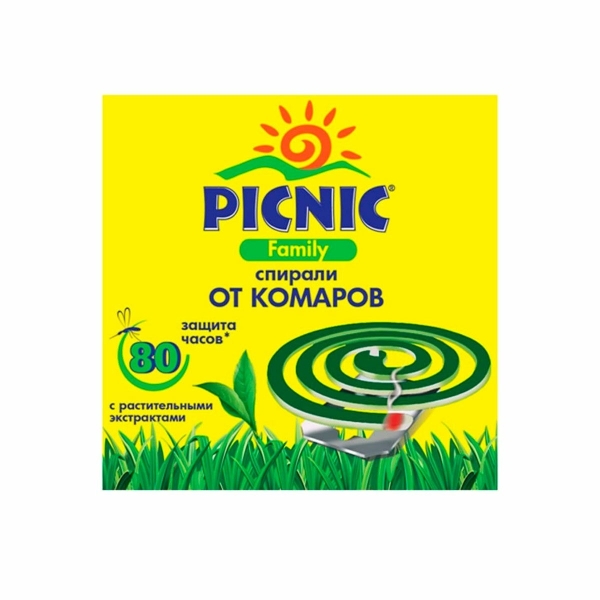 Спирали от комаров 10шт Picnic Family