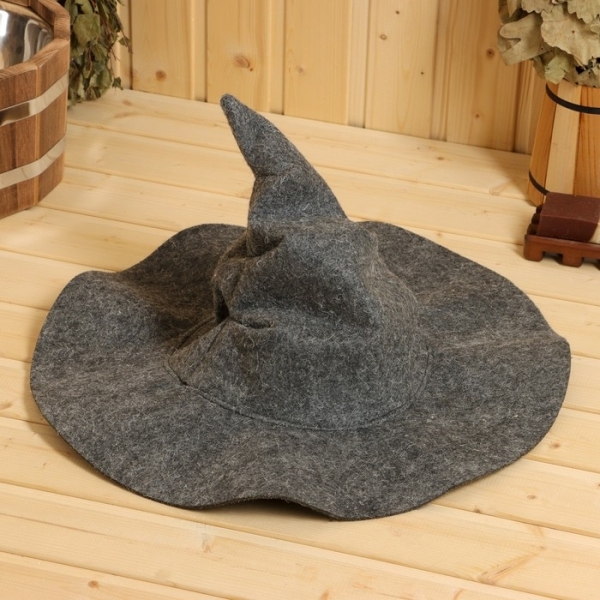 Шапка для бани и сауны Ведьмочка