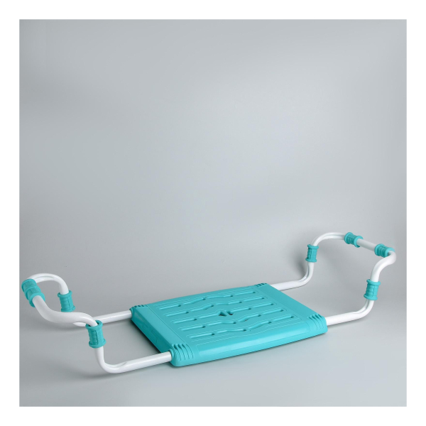 Сиденье на ванну раздвижное 35*29см бирюза