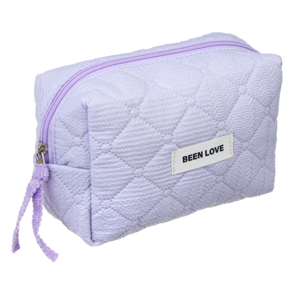 ЮL Косметичка стеганая дутая Килт, 100% ПЭ, 17х12х8см, 2 цвета