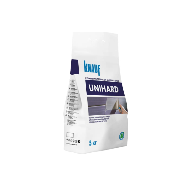 Шпатлевка гипсовая Унихард 5кг KNAUF (1пал/180шт)