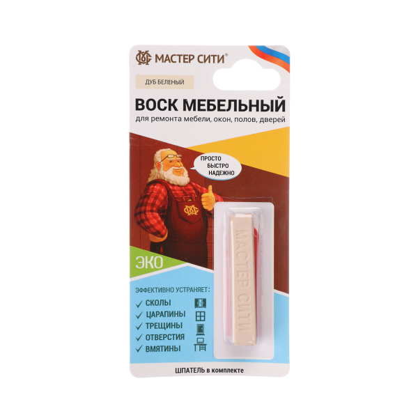 Воск мебельный мягкий Дуб беленый 101