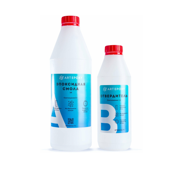 Смола эпоксидная для творчества 1кг ArtEpoxy Quick Crystal