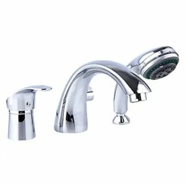 Смеситель для монтажа в борт ванны однорычажный 3 предмета F1121 FRAP