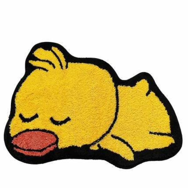 Коврик интерьерный BAIZHENG "Плюш"  60х90см Уточки