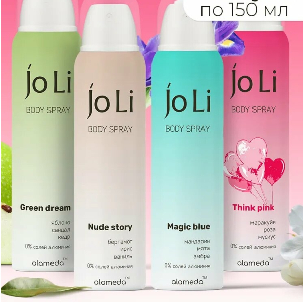 Дезодорант-спрей 150мл Joli Magic blue женский Jo Li