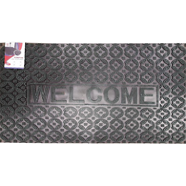 Коврик резиновый 40*60 (Welcome) бирюзовый