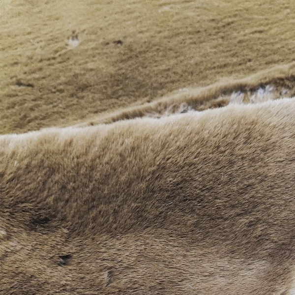 Коврик BAIZHENG "Меховой" бежевый 120*170см