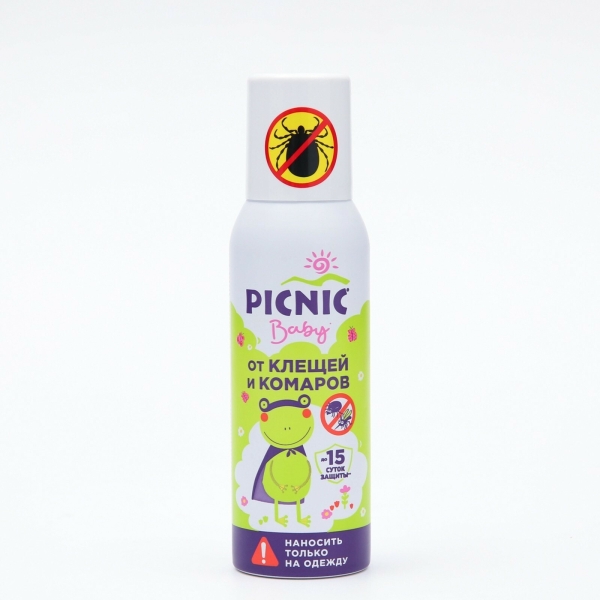 Аэрозоль Picnic Baby от клещей комаров 125см3