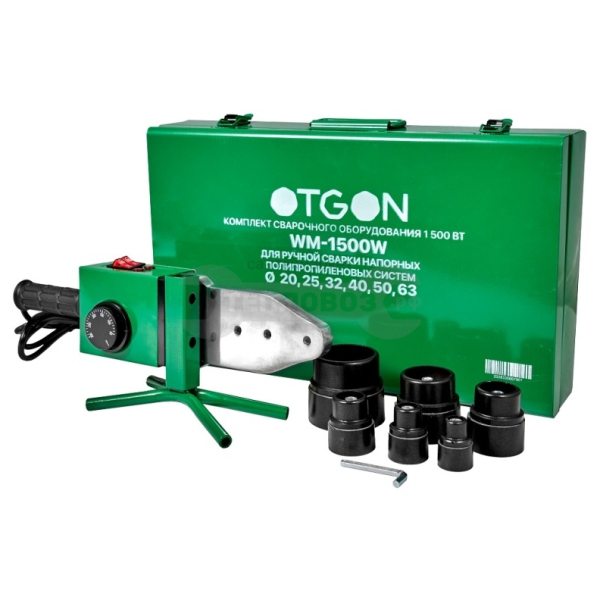 Аппарат для сварки полипропиленовых труб 20-63мм 1500 Вт WM-1500W OTGON