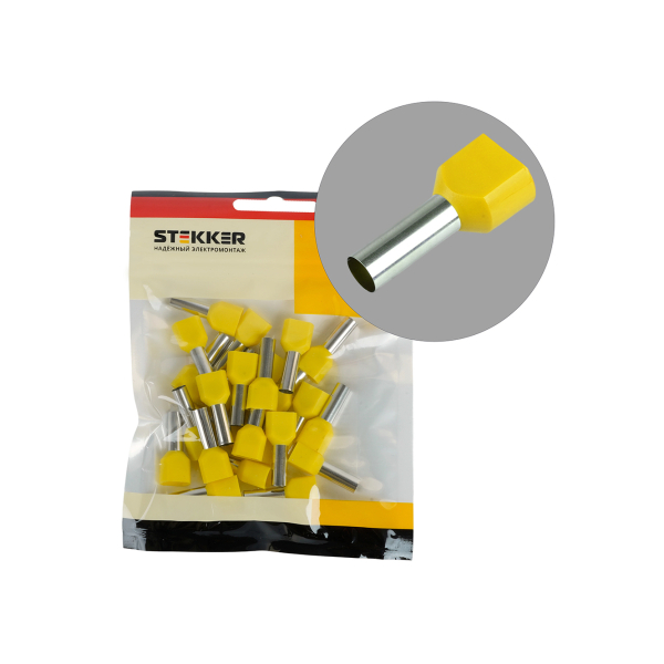 Наконечник НШВИ(2) 6,0-14мм2 (упак.25шт) LD406-6014 STEKKER