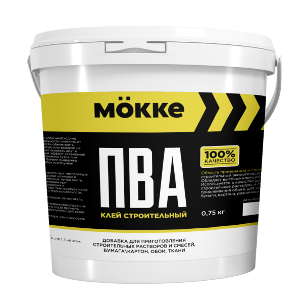 Клей ПВА строительный 2кг Мокке