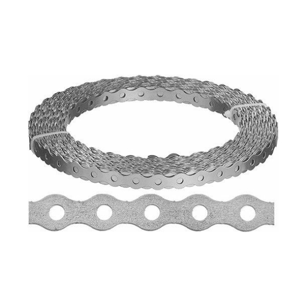 Лента монтажная перфорированная 12*0,55мм*10м волна