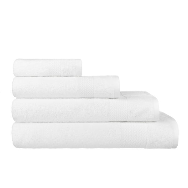 PROVANCE Hotel Полотенце махровое, 100% хлопок, 30х50см, 400гр/м, белый