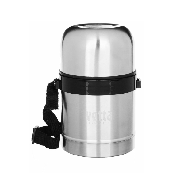 VETTA Термос металлический "Суповой" с широким горлом 0,75л серебристый